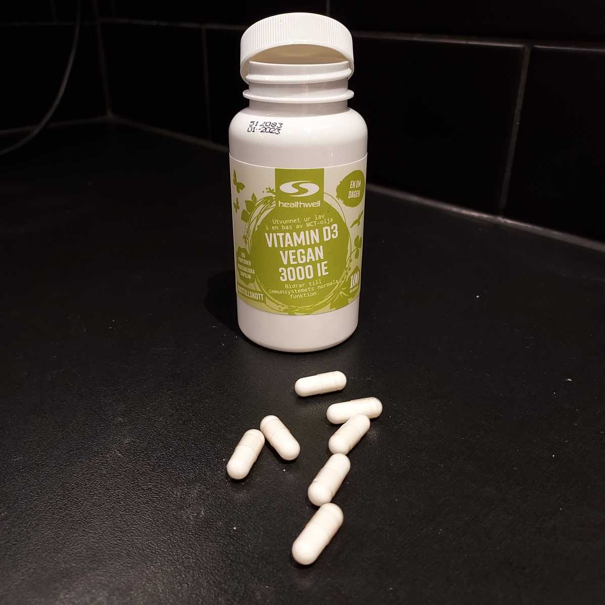 Healthwell Vitamin D3 Vegan 3000 IE