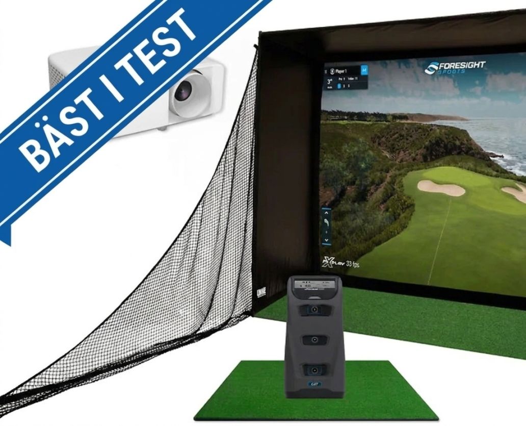 Bästa Golfsimulatorn Hemma - Bäst I Test 2026 | Sportporten 16 Foresight GC3 Simulator Deluxe Pack bäst i test