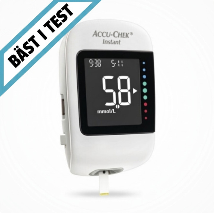 Bästa Blodsockermätare Bäst I Test 2026 | Sportporten 7 Blodglukosmätare – Accu-Check Instant Startkit